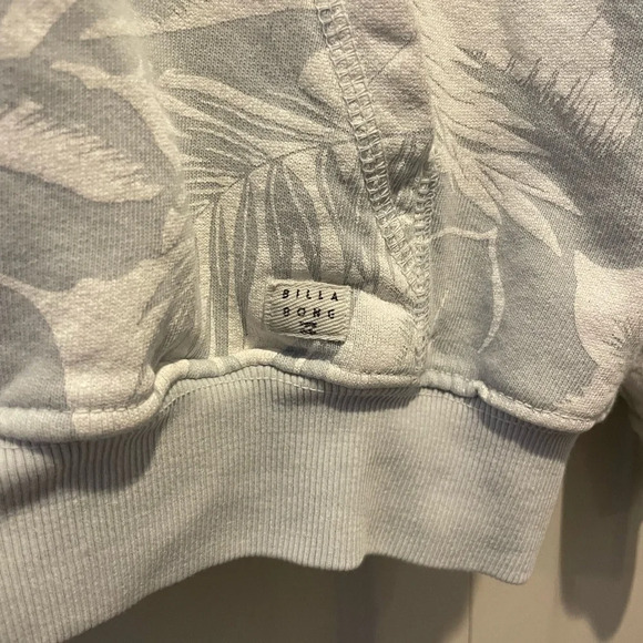 Billabong Tropical Floral Print Pull-over Hoodie Size Small - Picture 4 of 6